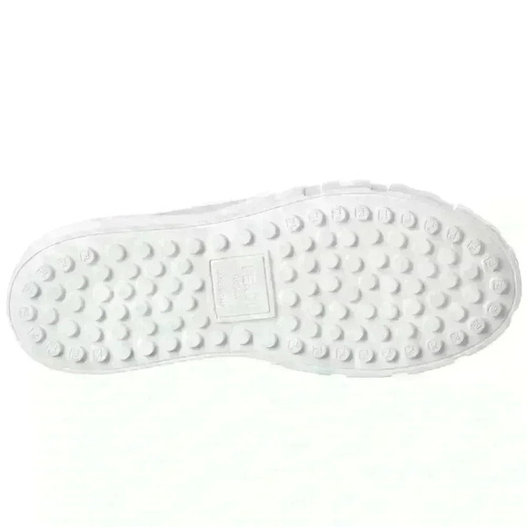 FENDI FF Canvas platform Sneakers - Picture 4 of 4